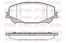 Sada brzdových destiček, kotoučová brzda REMSA 1318.30