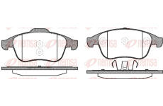 Sada brzdových destiček, kotoučová brzda REMSA 1350.10