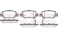 Sada brzdových destiček, kotoučová brzda REMSA 1356.02