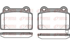 Sada brzdových destiček, kotoučová brzda REMSA 1364.02