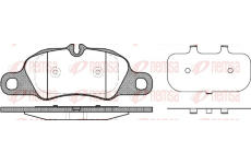 Sada brzdových destiček, kotoučová brzda REMSA 1366.00
