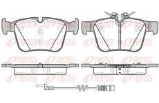 Sada brzdových destiček, kotoučová brzda REMSA 1516.20