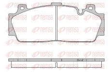 Sada brzdových destiček, kotoučová brzda REMSA 1543.10