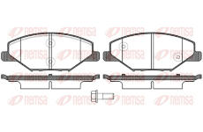 Sada brzdových destiček, kotoučová brzda REMSA 1553.00
