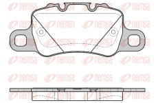 Sada brzdových destiček, kotoučová brzda REMSA 1596.00