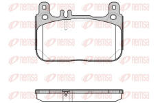 Sada brzdových destiček, kotoučová brzda REMSA 1622.00