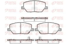 Sada brzdových destiček, kotoučová brzda REMSA 1640.02
