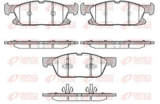 Sada brzdových destiček, kotoučová brzda REMSA 1657.02
