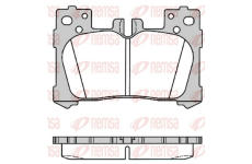 Sada brzdových destiček, kotoučová brzda REMSA 1791.00