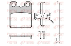Sada brzdových destiček, kotoučová brzda REMSA 1797.00