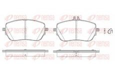 Sada brzdových destiček, kotoučová brzda REMSA 1827.00