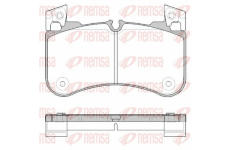 Sada brzdových destiček, kotoučová brzda REMSA 1831.00