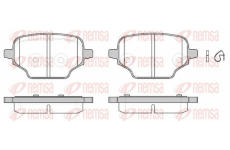Sada brzdových destiček, kotoučová brzda REMSA 1837.00