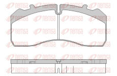 Sada brzdových destiček, kotoučová brzda REMSA JCA 1846.00