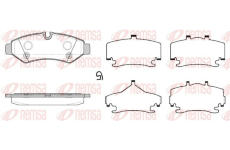 Sada brzdových destiček, kotoučová brzda REMSA 1867.00
