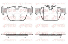 Sada brzdových destiček, kotoučová brzda REMSA 1868.00