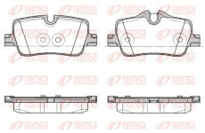 Sada brzdových destiček, kotoučová brzda REMSA 1873.00