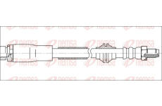 Brzdová hadice REMSA G1901.99