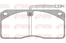 Sada brzdových destiček, kotoučová brzda REMSA JCA 278.40