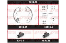Souprava brzd, bubnova brzda REMSA 3022.02