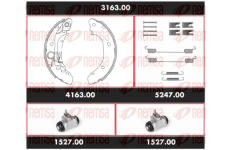 Souprava brzd, bubnová brzda REMSA 3163.00