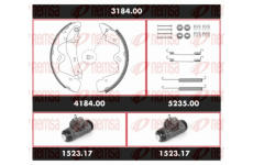 Souprava brzd, bubnova brzda REMSA 3184.00