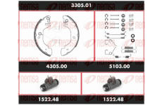 Souprava brzd, bubnova brzda REMSA 3305.01
