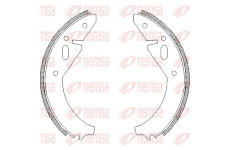 Brzdové pakny REMSA 4003.00