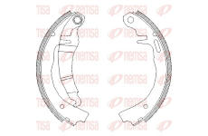 Brzdové pakny REMSA 4006.00