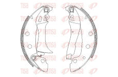 Brzdové pakny REMSA 4017.00