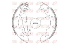 Brzdové pakny REMSA 4027.00
