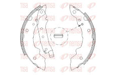 Brzdové pakny REMSA 4036.00