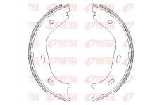 Brzdová čelist, parkovací brzda REMSA 4058.01