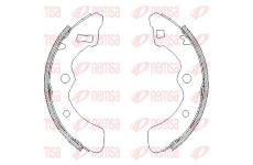 Brzdové pakny REMSA 4061.00