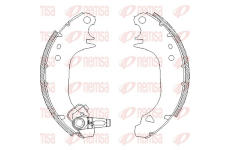 Sada brzdových čelistí REMSA 4075.00