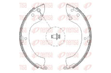 Brzdové pakny REMSA 4079.00