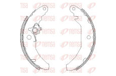 Brzdové pakny REMSA 4081.00