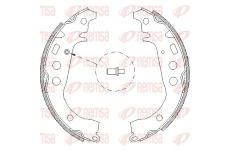 Brzdové pakny REMSA 4101.00