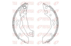 Brzdové pakny REMSA 4117.00