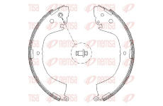 Sada brzdových čelistí REMSA 4119.00