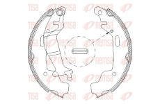 Sada brzdových čelistí REMSA 4145.00