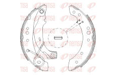 Sada brzdových čelistí REMSA 4149.00