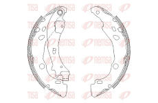 Brzdové pakny REMSA 4152.01