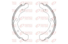 Brzdové pakny REMSA 4165.00