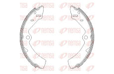 Brzdové pakny REMSA 4167.00