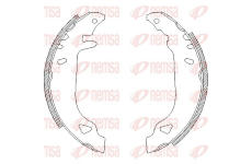 Brzdové pakny REMSA 4179.00