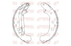 Sada brzdových čelistí REMSA 4206.00