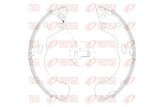 Brzdové pakny REMSA 4210.00