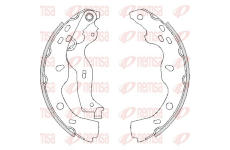 Sada brzdových čelistí REMSA 4227.00