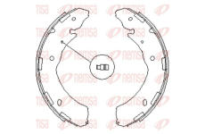 Sada brzdových čelistí REMSA 4236.00